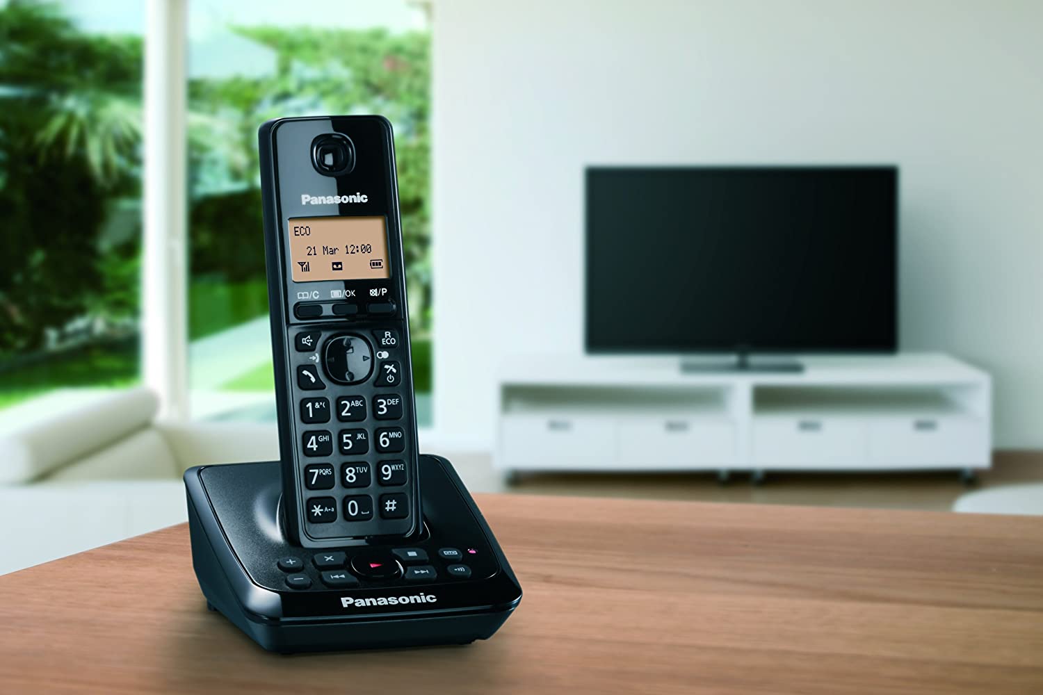 PANASONIC KX-TG2721EB SINGLE DECT CORDLESS TELEPHONE WITH ANSWERING MACHINE 