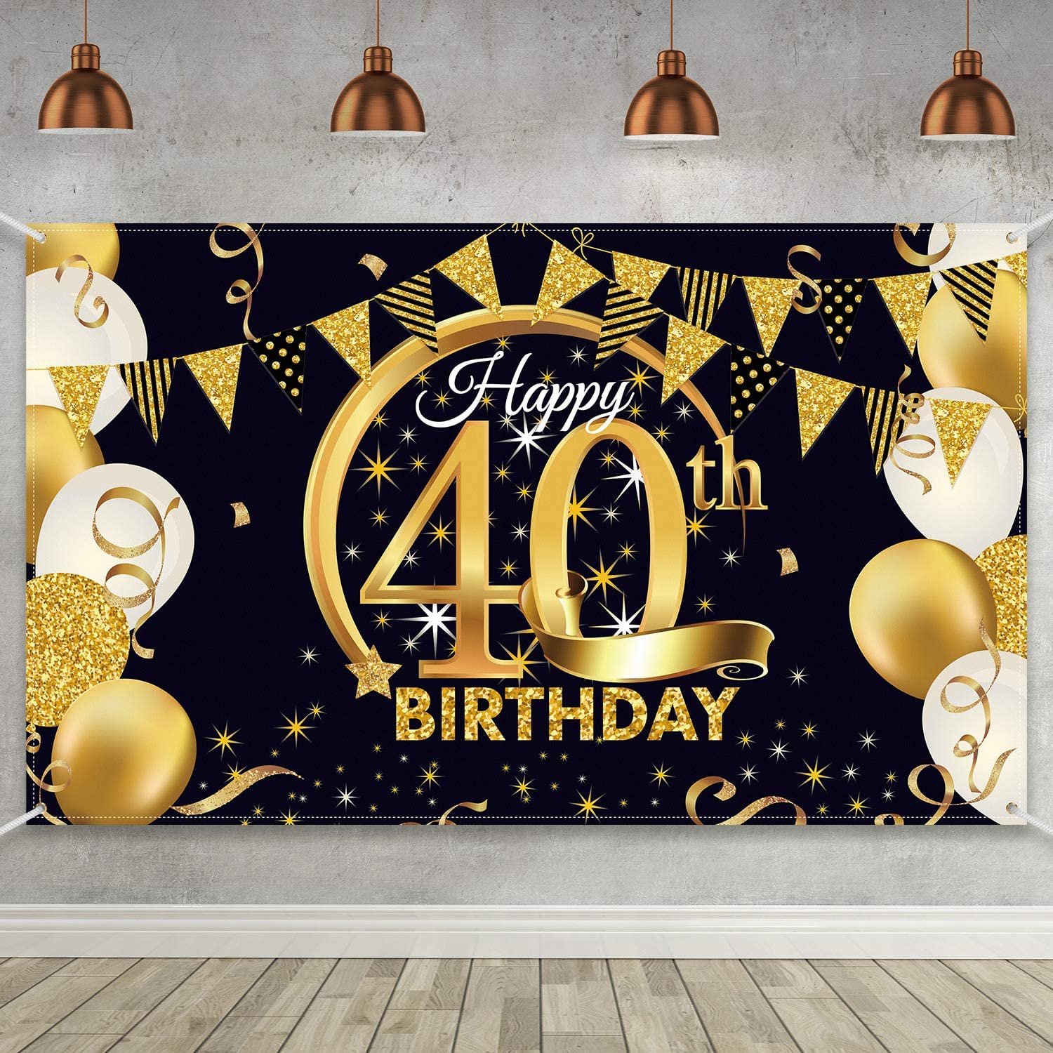 Blulu 40th Birthday Party Decoration
