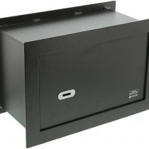 BURG-WÄCHTER Point Wall Safe with Double Bit Lock, Pack of 1 Black, PointSafe PW 3 S, Outside: 260x390x195mm (HxBxT)