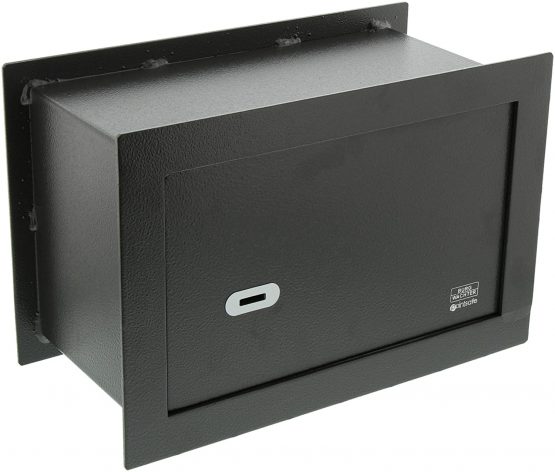 BURG-WÄCHTER Point Wall Safe with Double Bit Lock, Pack of 1 Black, PointSafe PW 3 S, Outside: 260x390x195mm (HxBxT)