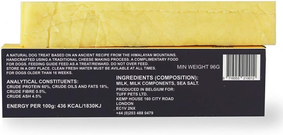 Moonchers Dog Chews Long Lasting Natural | 100% Natural Yak Chews for Dogs | High Calcium Dental Sticks Dogs | 4+ Month Natural Puppy Chews | Cheese Dog Chew Bones (160g x1) - Image 4