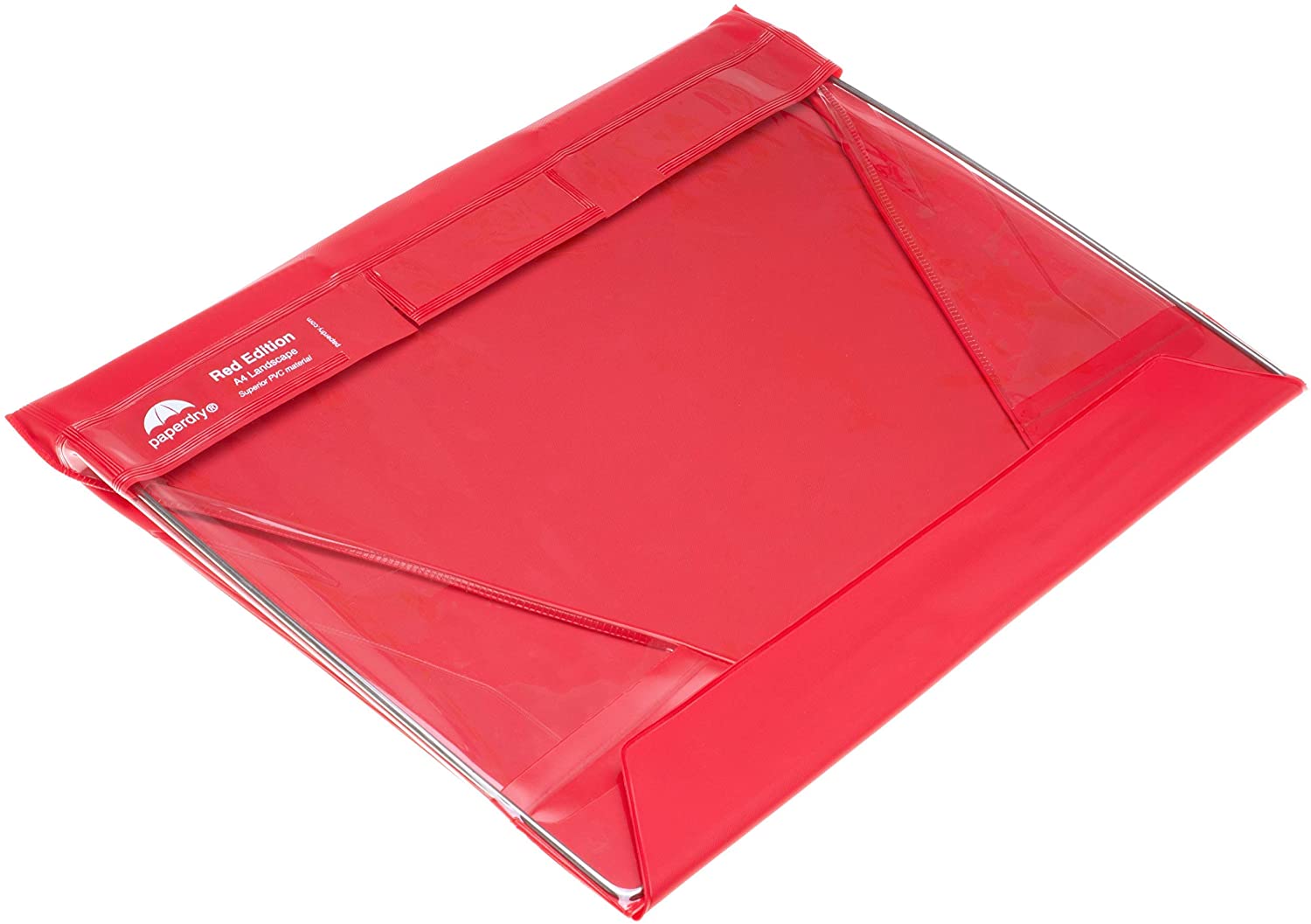 Waterproof Clipboard A4 Landscape by Paperdry, Red, Superior PVC Plastic with Cold Protection - Image 4
