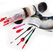 FLADEN Fishing - 25 Piece Assorted LAKE and RIVER Coarse Fishing Floats Collection in a Float Tube - Come with handy fishing guide [21-01]