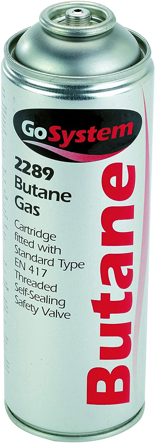 GoSystem Butane Gas Cartridge - Silver, 277 g