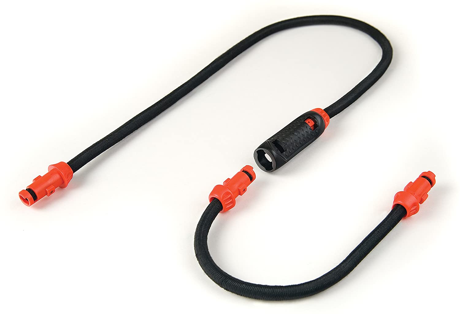 RING RLS1 BungeeClic Adaptable Load Securing Kit, Black/Red, Set of 8, Black/ Red - Image 4