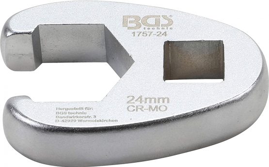 BGS 1757-24 | Crowfoot Spanner | 12.5 mm (1/2") Drive | 24 mm