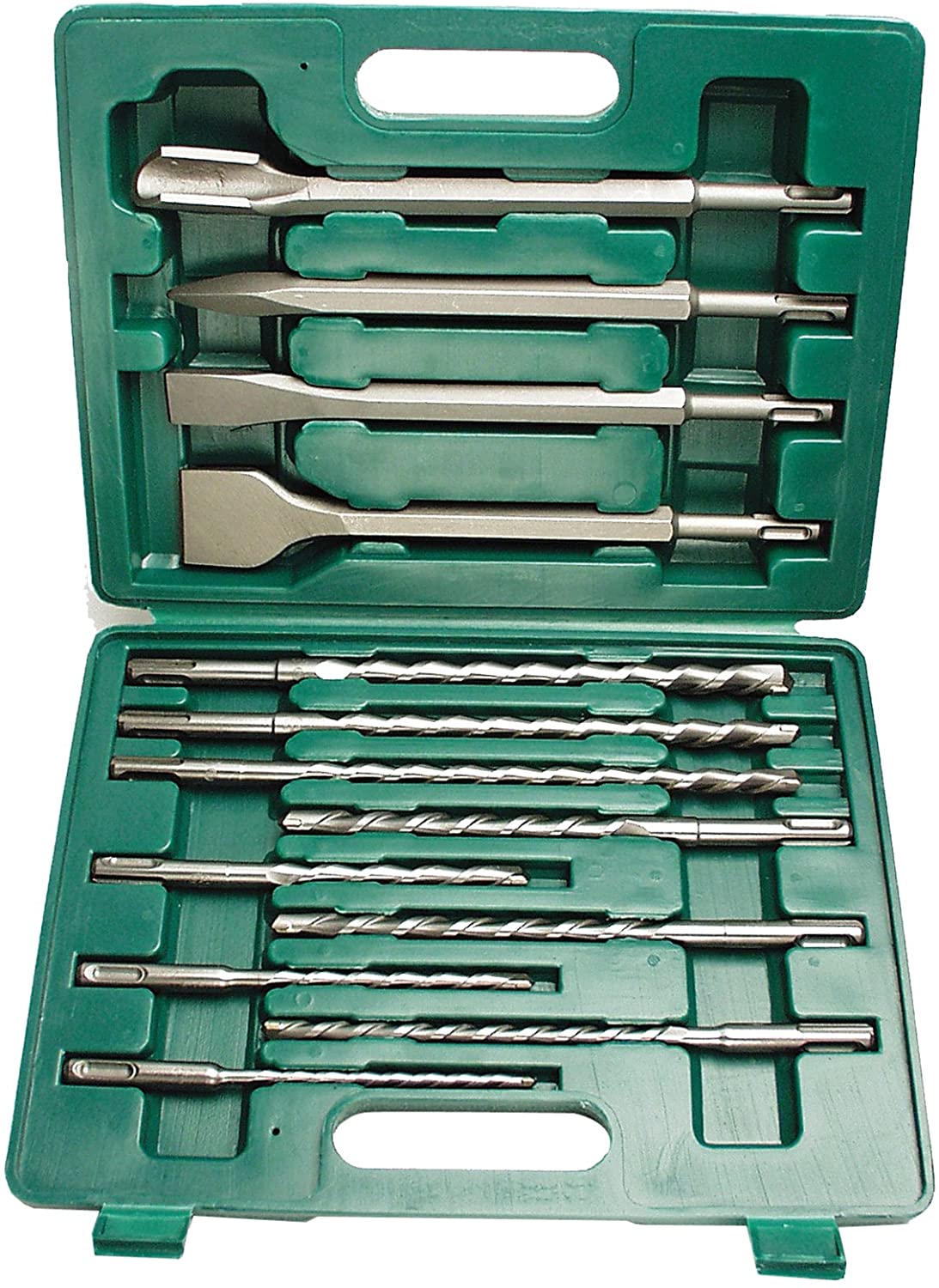 Mannesmann M12588 SDS-Plus Drill Bit and Chisel Set 13 Pieces, 13-teilig
