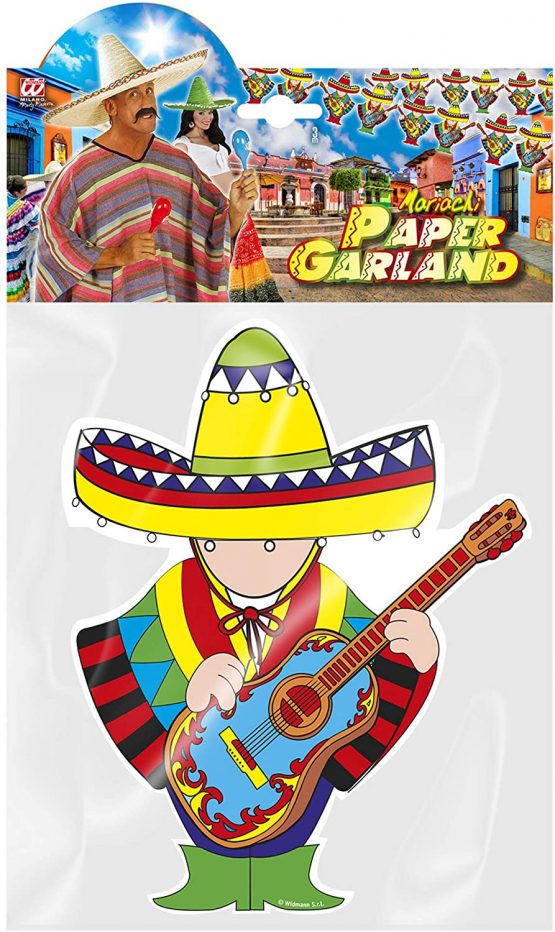 Mariachi Garlands - 3M Accessory for Tropical Hawiian Fancy Dress - Image 2