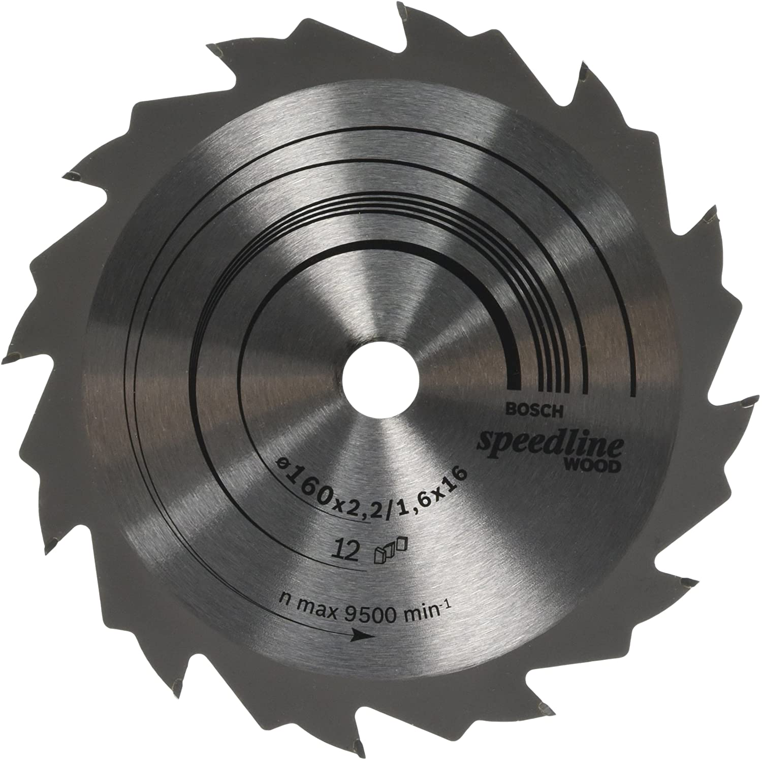 Bosch 1x PRO Wood Circular Saw Blade for Corded Hand-Held Circular Saws (for Softwood Hardwood, diameter mm