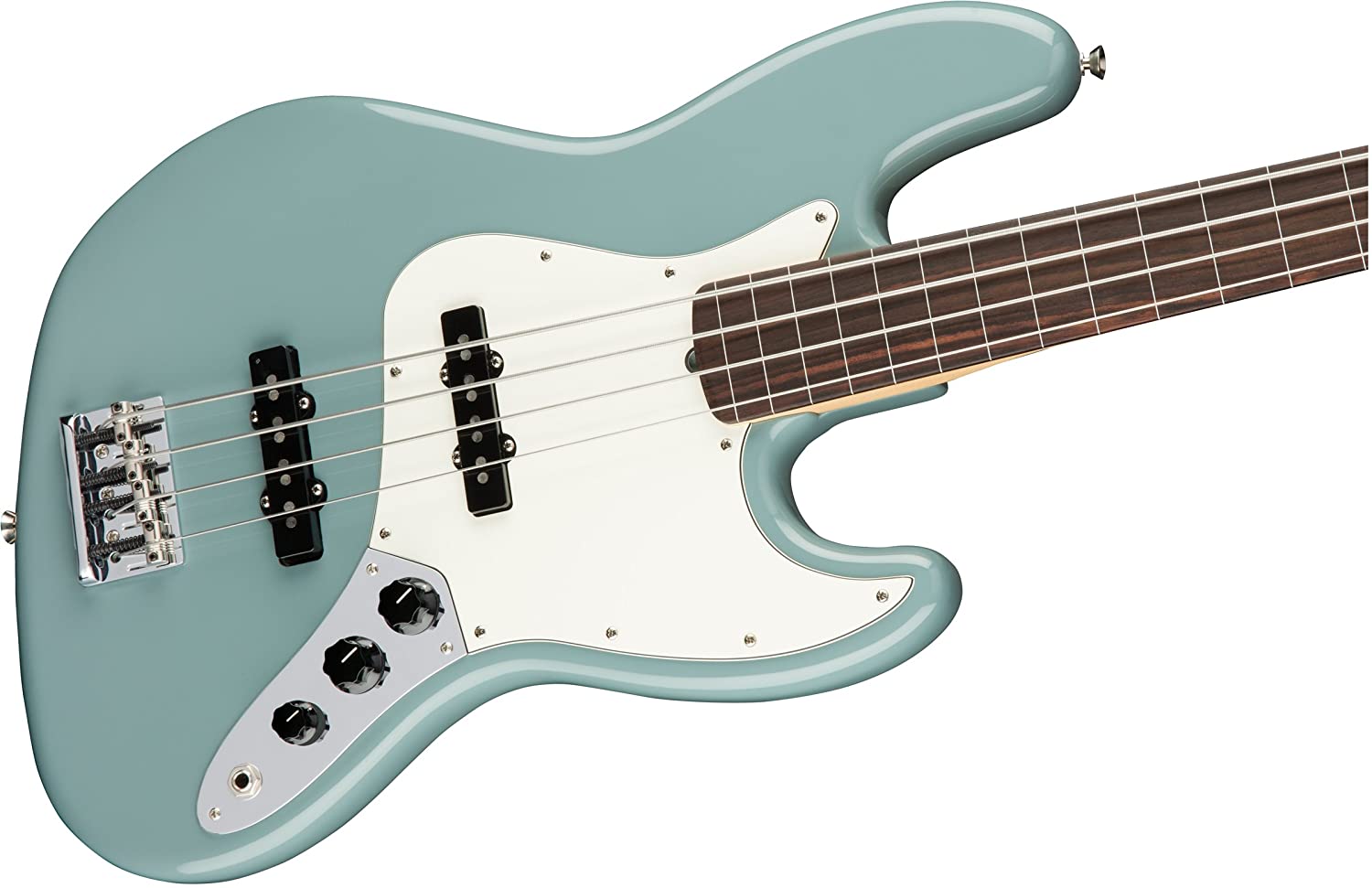 Fender Plaque Jazz Bass 10 trous white, Jazz Bass LH - 10 Hole - Image 2