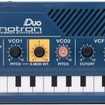Korg - MONOTRON-DUO Analog Ribbon Synth with Dual Oscillator and Built-in Speaker, Black