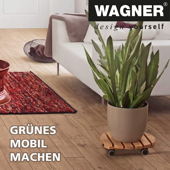 WAGNER design yourself, Chestnut, (Ø) 30 x (H) 8 cm - Image 2