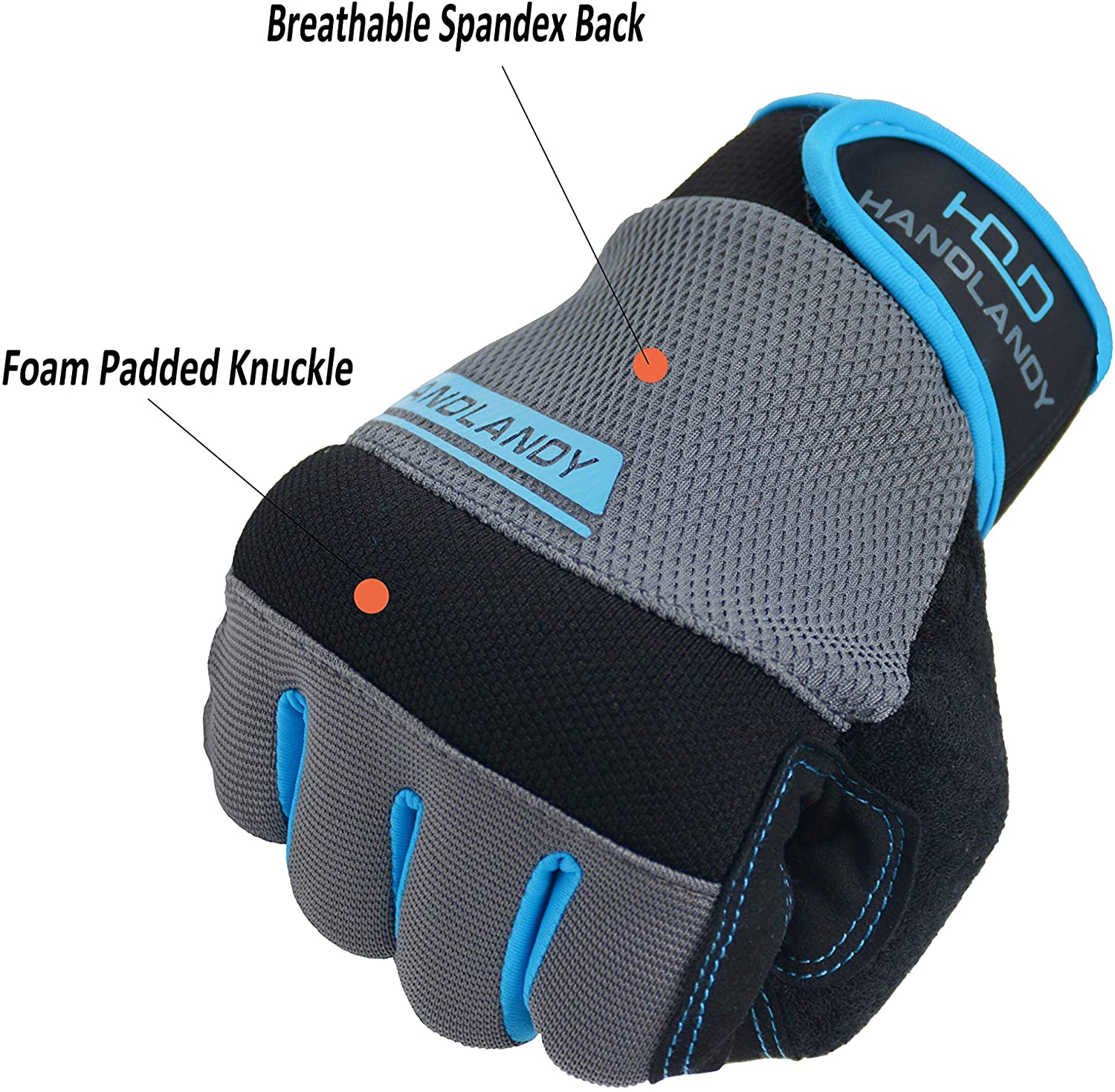 HANDLANDY Safety Work Gloves Men Women - Image 3