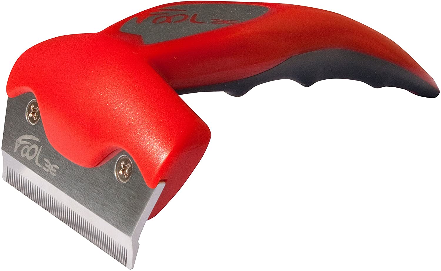FoOlee One De-Shedders, Large, Light Red, Red Light