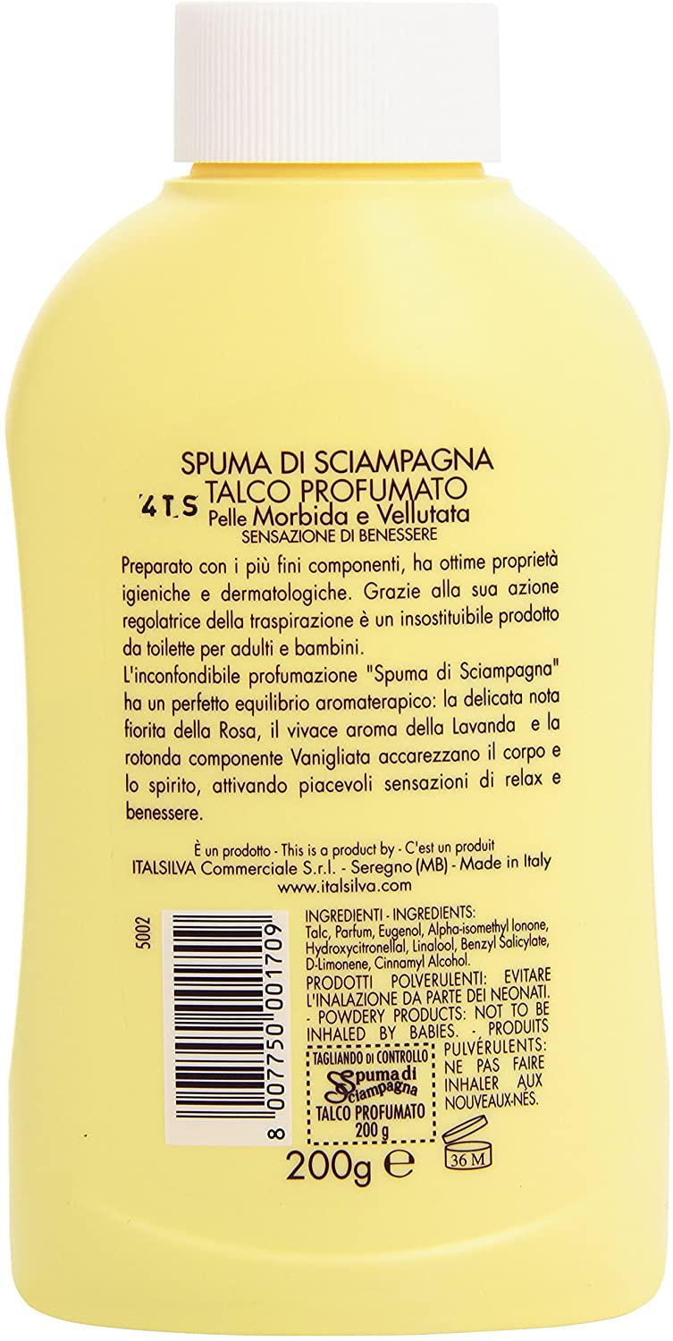 Spuma di Sciampagna Scented Talc Jar, 200 g, 200 g (Pack of 1) - Image 2