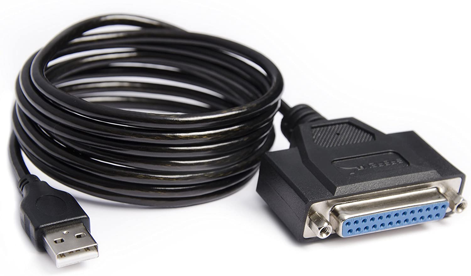SABRENT Printer Cable, USB to Parallel Adapter (1.8M), IEEE 1284 Printer Cable Adapter, hexnut Connectors - Image 2