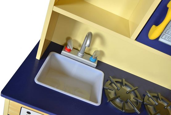 Teamson Kids Navy Deluxe Kitchen TD-11412B - Image 3