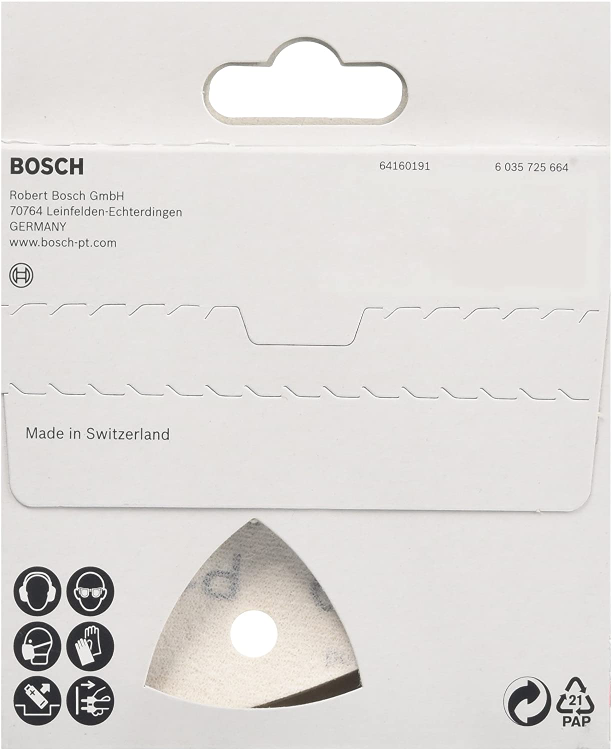 Bosch 2608605153 Sanding Sheets R:WT Grain Size 180 Pack of 5, Red - Image 2