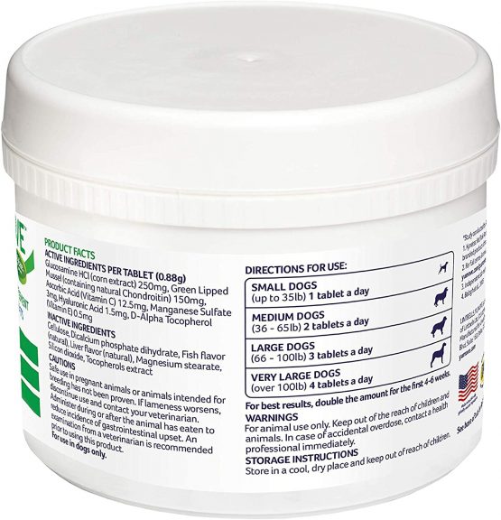 Lintbells | YuMOVE Adult Dog | Hip and Joint Supplement for Stiff Adult Dogs, with Glucosamine, Chondroitin, Green Lipped Mussel | Aged 6 to 8 | 300 Tablets - Image 2