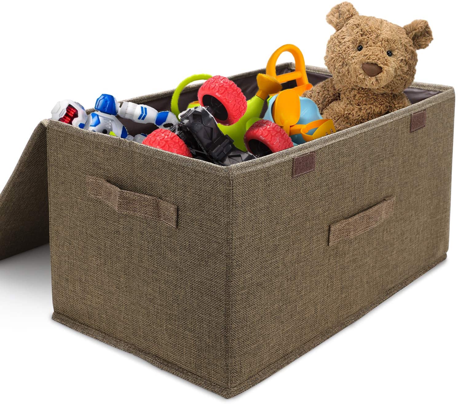 dark brown toy box