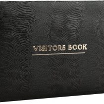 Arpan Deluxe Visitor Book Black for Business/Hotels/Guest Houses/Reception