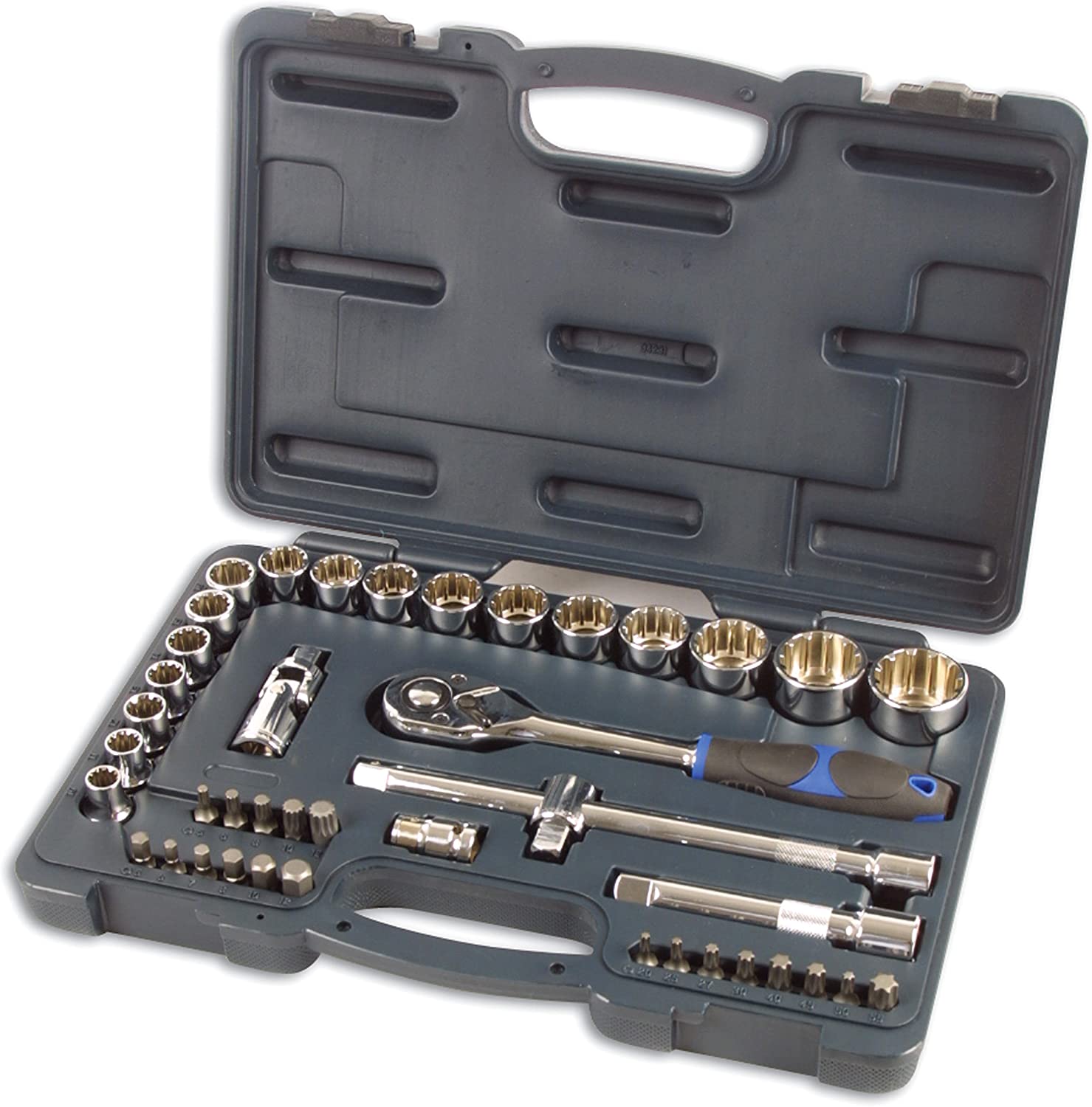 Laser 3571 Alldrive Socket Set 1/2"d 42pc, Variety pack