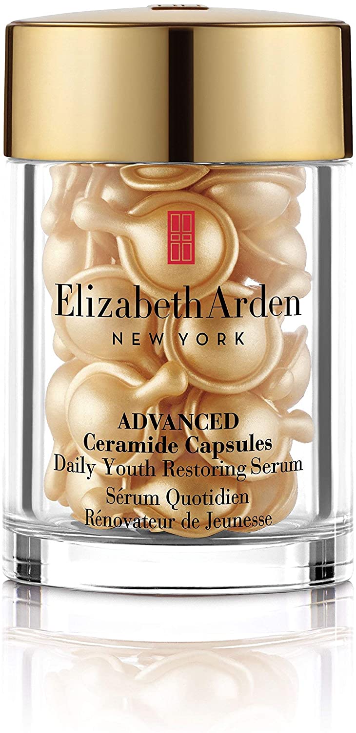 Elizabeth Arden - Advanced Ceramide Capsules Daily Youth Restoring Serum 30 pcs (COSELI286), Red, 30 Capsules
