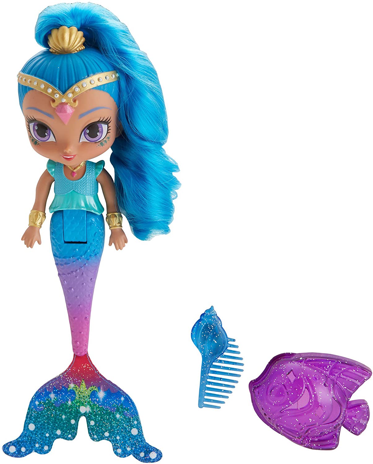 Fisher-Price Shimmer and Shine Rainbow Zahramay Mermaid Shine - Image 3