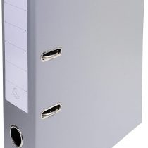 Exacompta Prem'Touch PVC Lever Arch File, 2 Ring, 70 mm spine, A4 - Grey