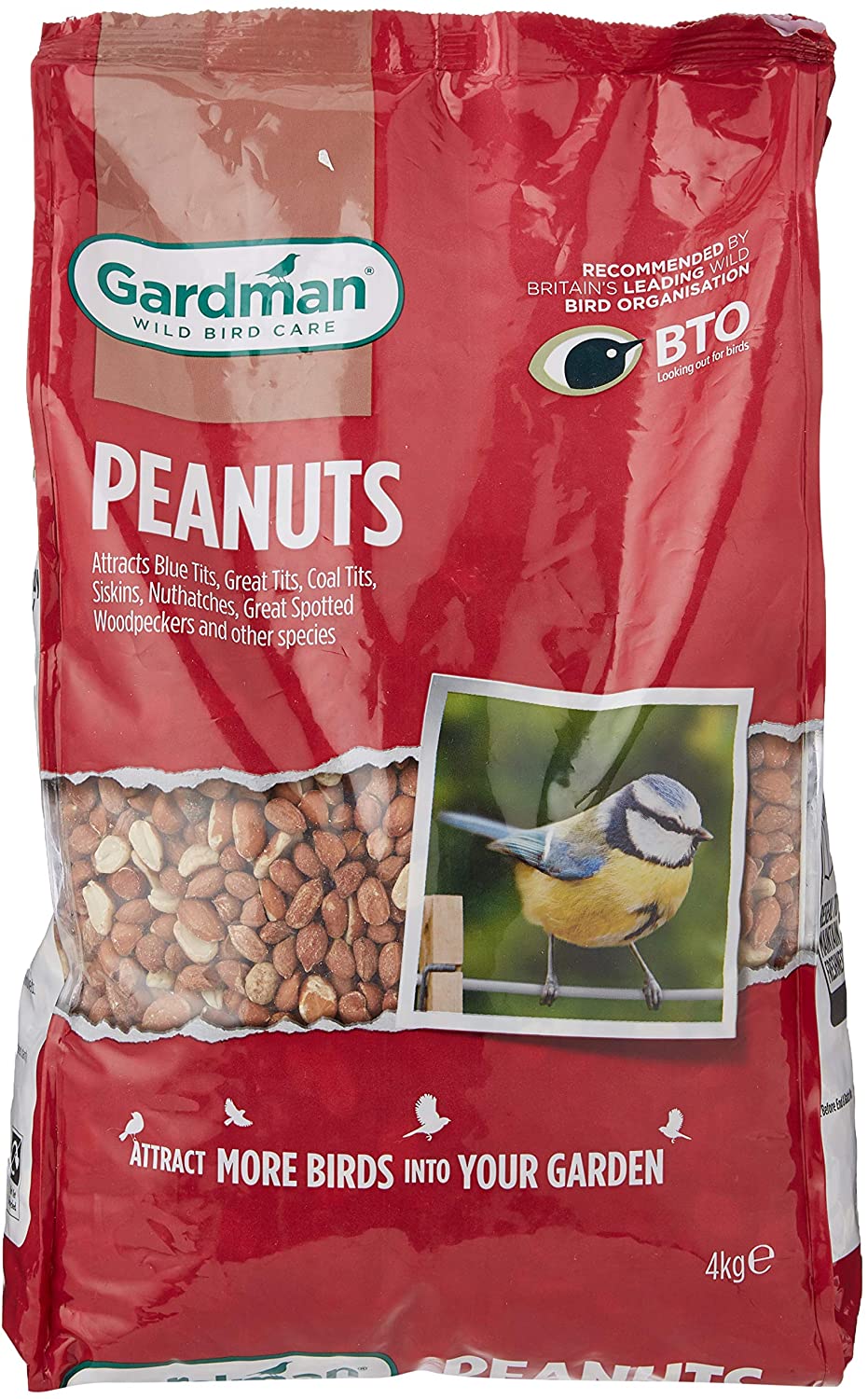 Natural Gardman Gardman A05030 Peanuts 4 kg 