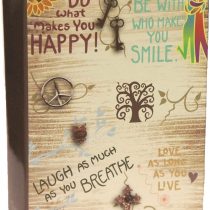 Arpan 6x4'' Designer Photo Album with 100 Pockets - Life Inspirational Slogans Photo Album