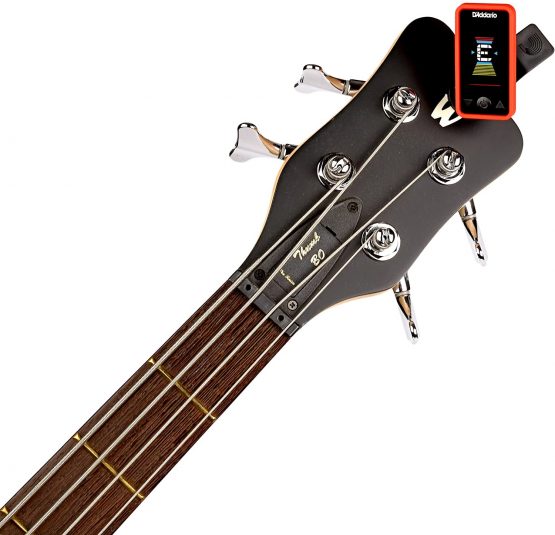 D'Addario Guitar Tuner - Eclipse Headstock Tuner - Clip On Tuner for Guitar - Great for Acoustic Guitars & Electric Guitars - Quick & Accurate Tuning - Red - Image 4