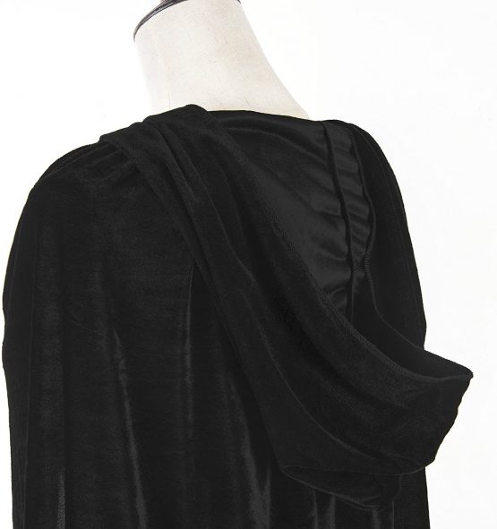 Kids Halloween Costumes Boys Girls Cosplay Long Cape Cloak Child Fancy Dress for Christmas (Black, 100cm / 39") - Image 3