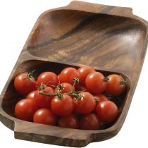 Premier Housewares Acacia Wood Square Serving Plate