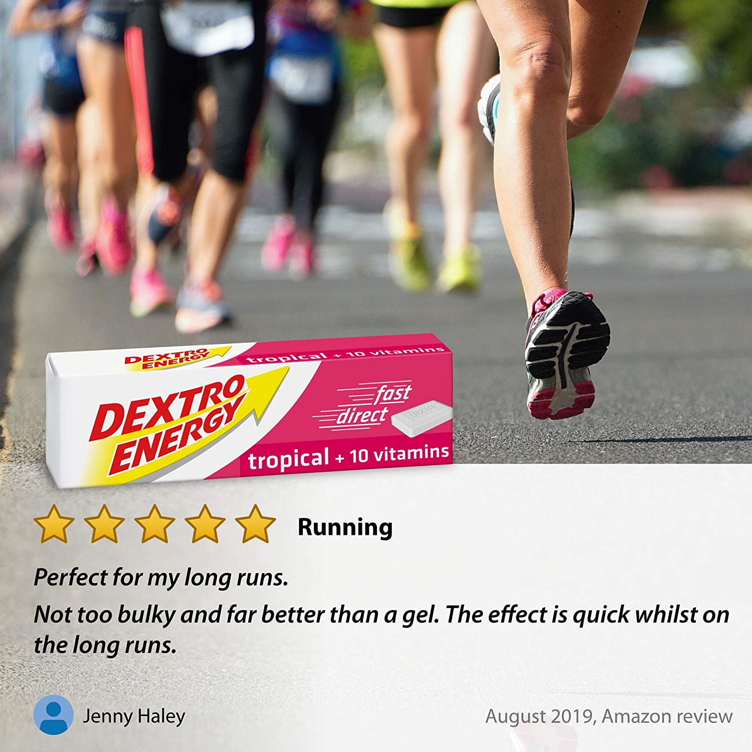 Dextro Energy Tropical Glucose Tablets, 14 count (Pack of 24) - Image 3