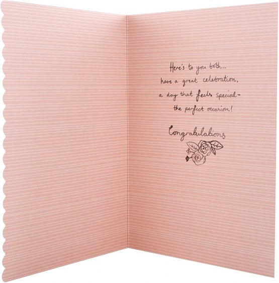 Anniversary Card from Hallmark - 3D Champagne Glass Design - Image 4