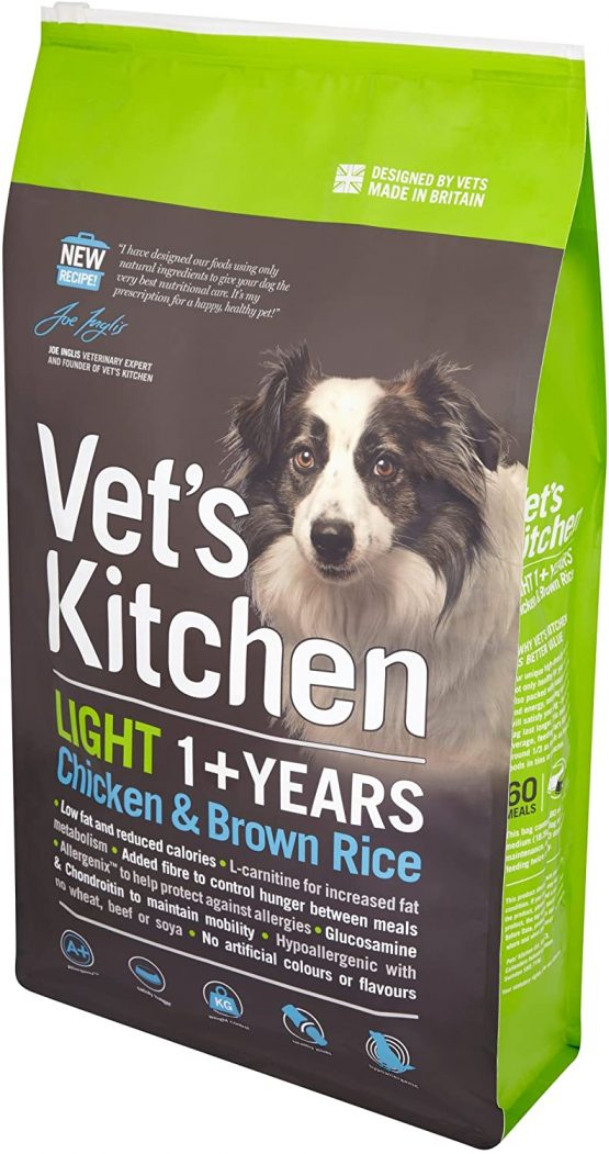 Vet's Kitchen Light Dog Chicken & Brown Rice 7.5kg, clear - Image 4