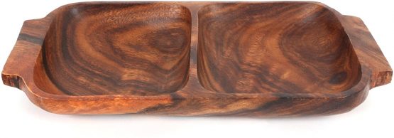 Premier Housewares Acacia Wood Square Serving Plate - Image 4