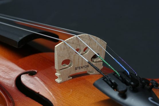 Stentor Student II Violin Outfit 4/4 Size, Premium Quality Violin with Wood Bow, Lightweight Case, Steel Core Strings & Accessories (1500A - 4/4 Size) - Image 4