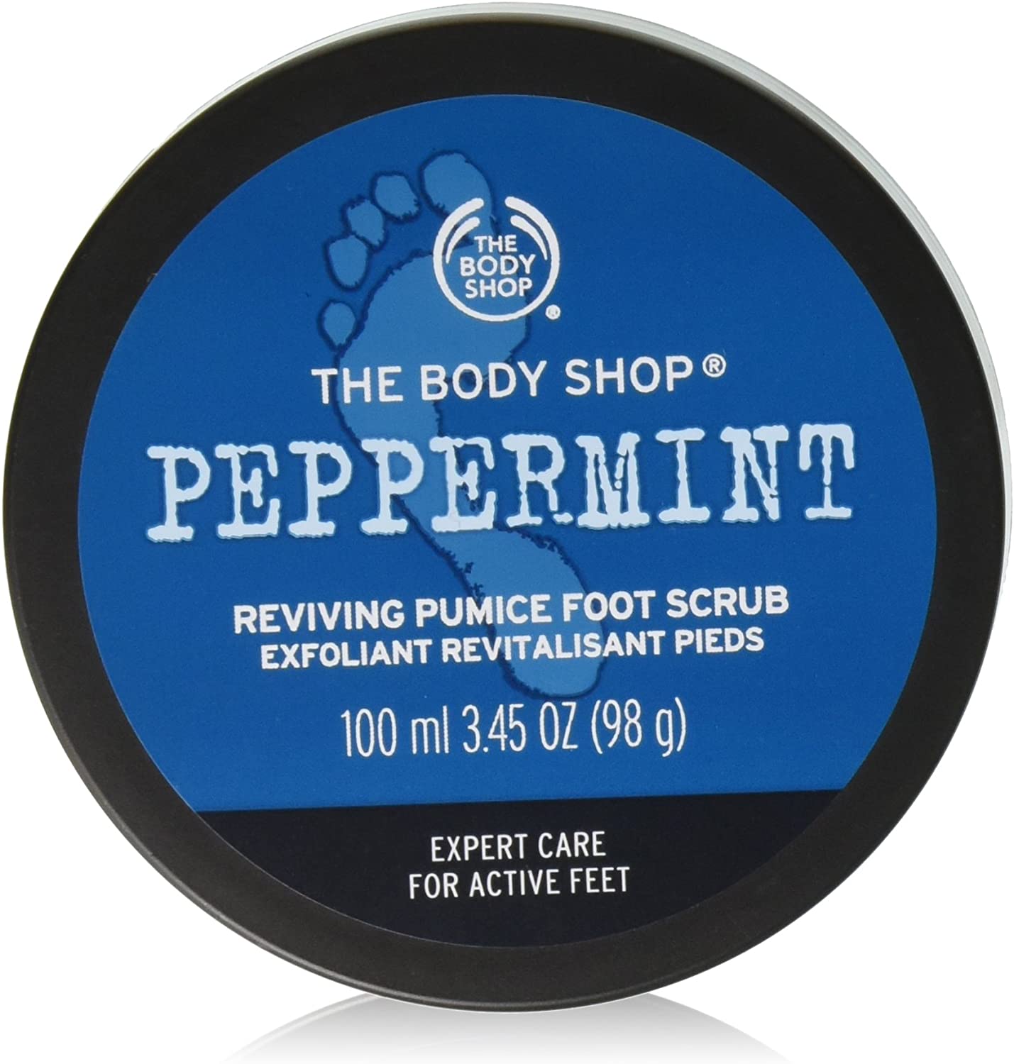 The Body Shop Peppermint Soothing Foot Scrub 100ml, 100 ml (Pack of 1)