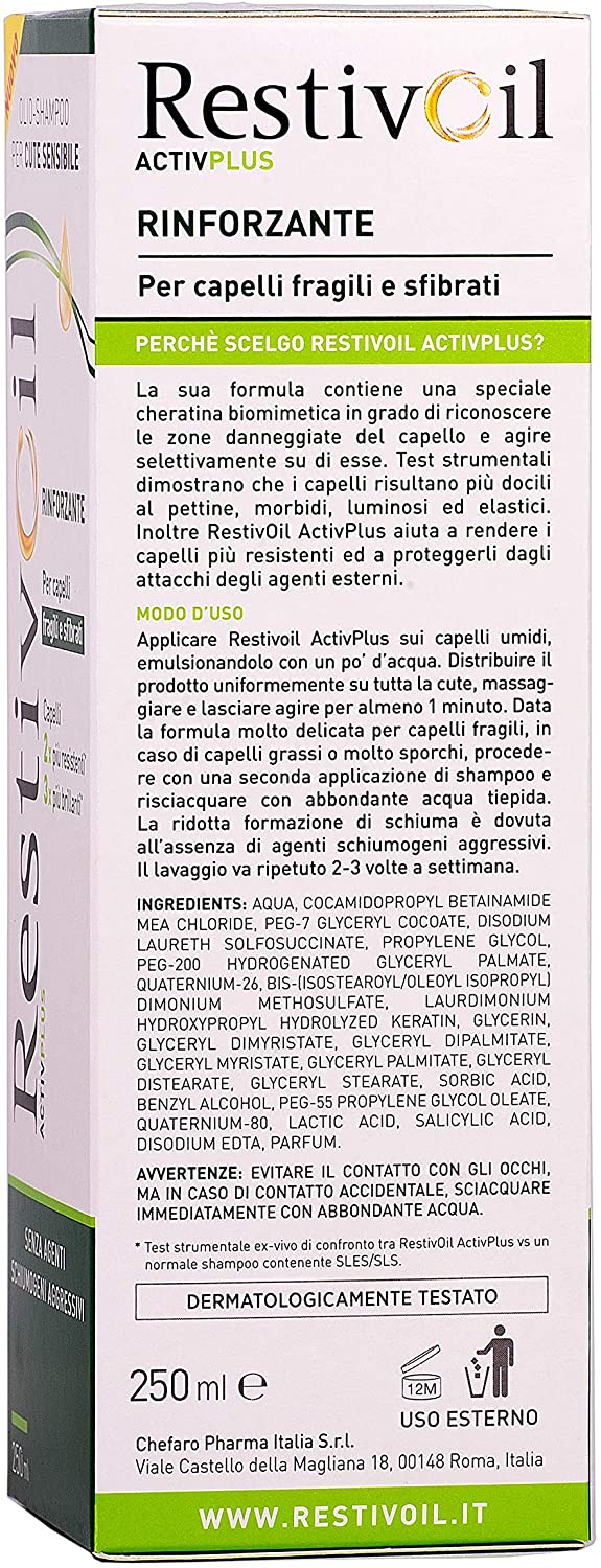 RestivOil Activplus Hair Strengthening Shampoo - Image 4