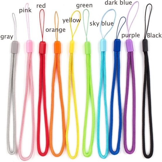 Yaxiny Hand Wrist Strap Lanyard for Cell Phone, USB Flash Drive, Mp3, Mp4, Mini Camera (50pcs, Mix Color) - Image 2