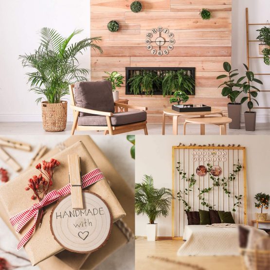 Fuyit Wood Slices 25 Pcs 8-9cm NO Hole Natural Unfinished Log Wooden Circles for Art Creation DIY Crafts Wedding Decorations Christmas Ornaments - Image 2
