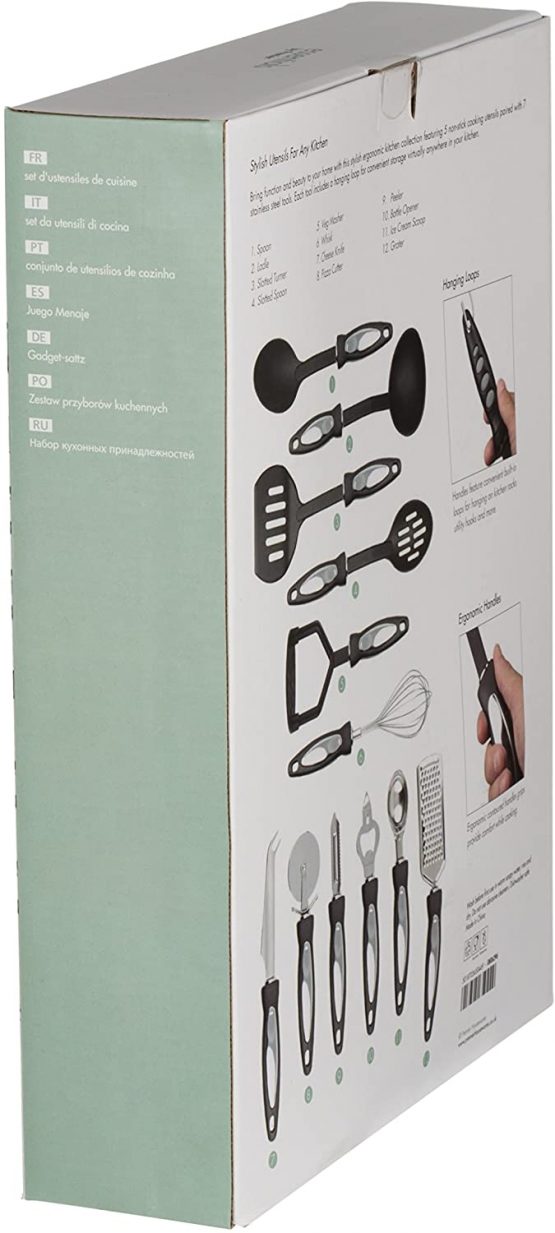 Premier Housewares Stainless Steel Tool Set, 12-Pieces - Image 3