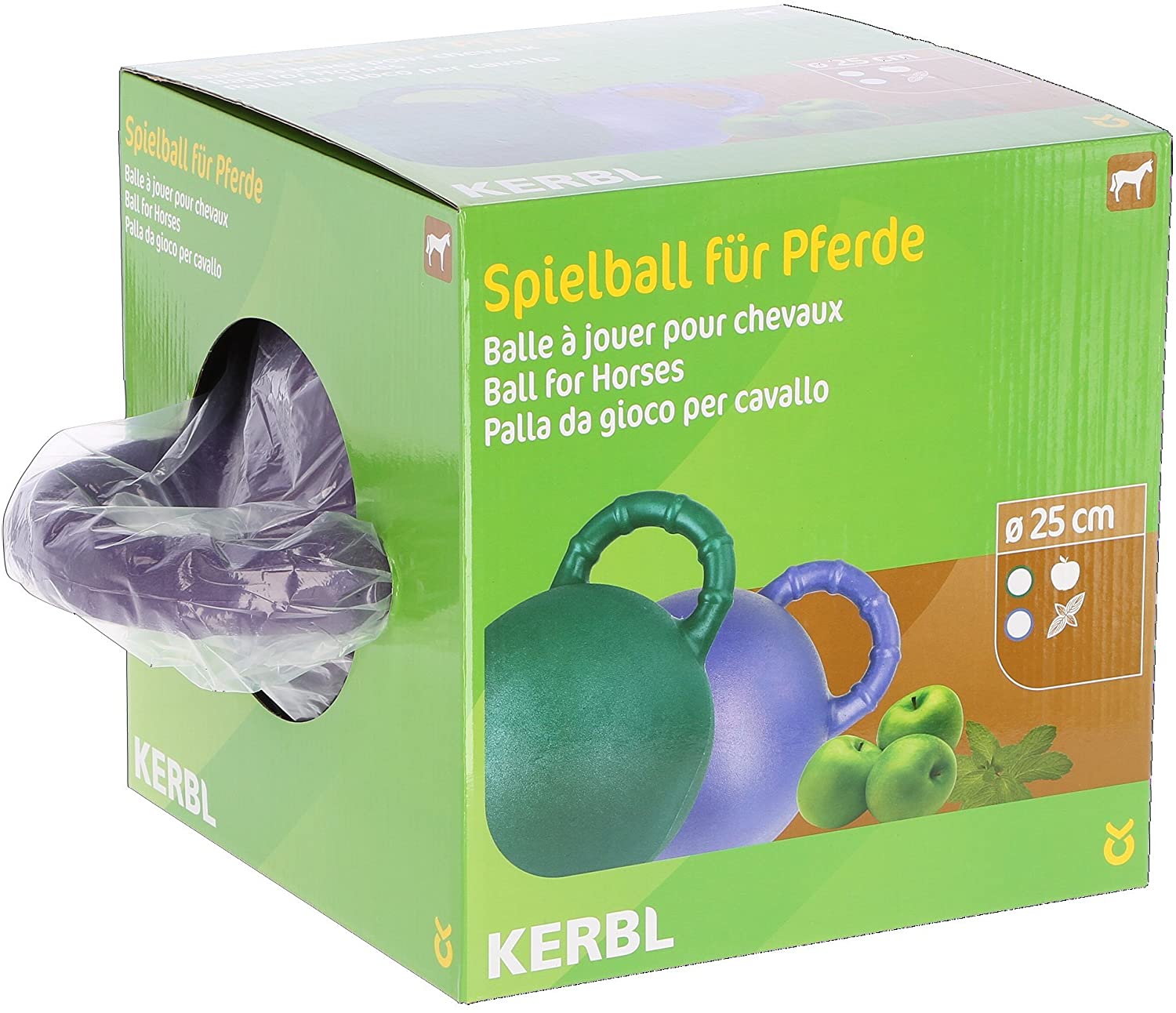 Kerbl Horsen Around 32389 Horse Playing Ball Purple with Mint Flavour, Minzgeschmack - Image 3