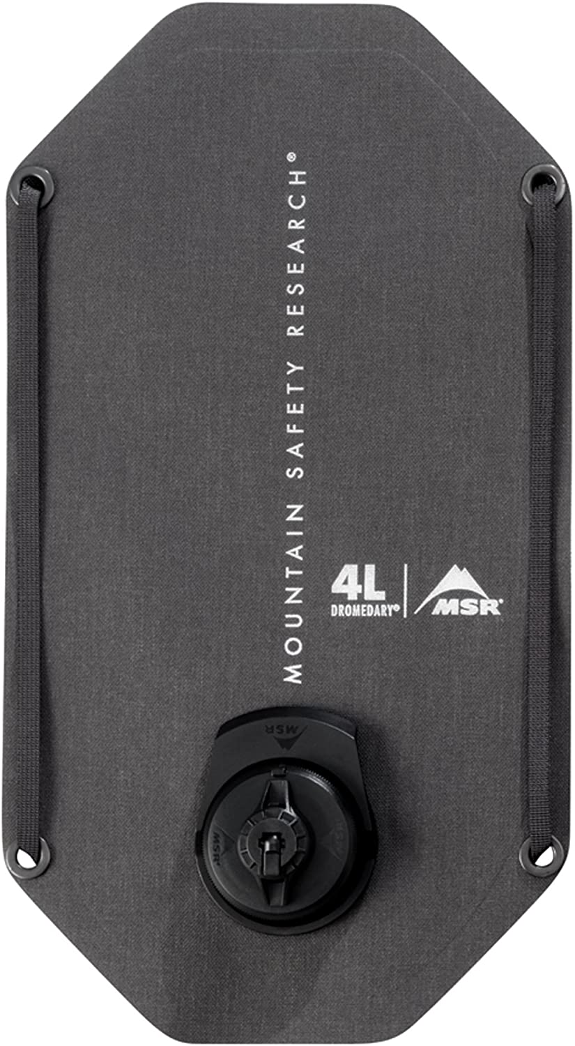 Msr Dromedary Bag Water Reservoir, 4-Liter, Black, 4L