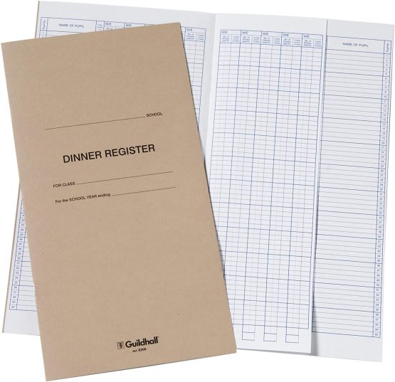 Exacompta Guildhall Dinner Register, 298x202 mm, 12 pages - Buff Cover