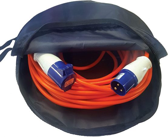 Mains Hook-up Cable Storage Bag Caravan Motorhome Boat Camper EHU Hose Hook Up