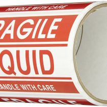 TapeCase SHIPLBL-039-50"Fragile, Liquid" Label - 50 per pack (1 Pack)