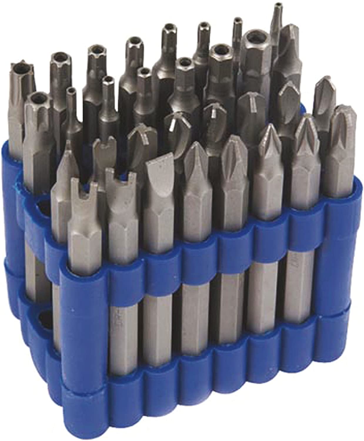 Perel PBS03 7.5 cm Security Bit Set (32-Piece), Yellow, Variety Pack